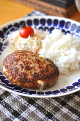 びっくりの★ポテサラパケットハンバーグ